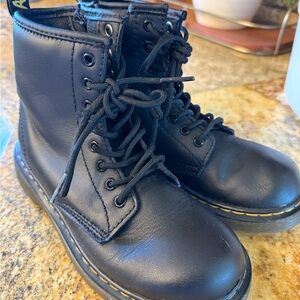 Dr. Martens Black Leather Boots